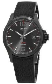 Longines Conquest V.H.P. L3.726.2.56.9 Stainless steel Black