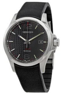 Longines Conquest V.H.P. L3.726.4.66.9 Stainless steel Black