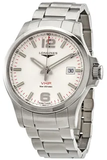 Longines Conquest V.H.P. L3.726.4.76.6 Stainless steel White