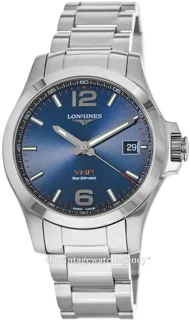 Longines Conquest V.H.P. L3.726.4.96.6 Stainless steel Blue