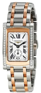 Longines DolceVita L5.155.5.79.7 Rose gold and Stainless steel White