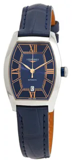 Longines Evidenza L2.142.4.96.2 Stainless steel Blue