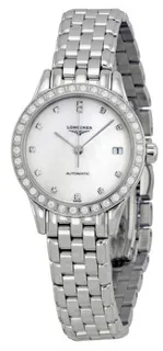 Longines Flagship L4.274.0.87.6 Stainless steel White