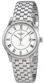 Longines Flagship L4.374.4.21.6 Stainless steel White