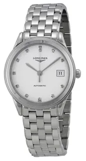 Longines Flagship L4.774.4.27.6 Stainless steel White