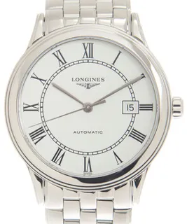 Longines Flagship L4.984.4.21.6 Stainless steel White