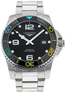 Longines HydroConquest L3.781.4.59.6 Ceramic and Stainless steel Black