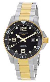 Longines HydroConquest L3.782.3.56.7 Stainless steel Black