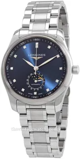 Longines Master L29094976 Brushed/polished steel Blue