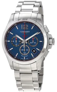 Longines Conquest V.H.P. L3.717.4.96.6 Stainless steel Blue