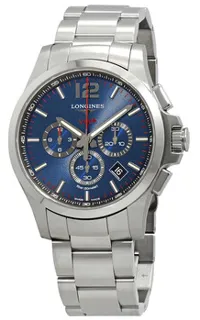 Longines Conquest V.H.P. L3.727.4.96.6 Stainless steel Blue