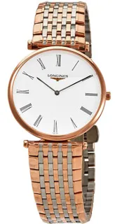 Longines La Grande Classique L4.709.1.21.7 Rose gold and Stainless steel and PVD White