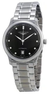 Longines Master Collection L2.628.4.57.6 Stainless steel Black