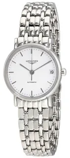 Longines Présence L4.322.4.12.6 30mm Stainless steel White