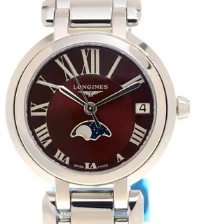 Longines PrimaLuna L8.115.4.92.6 Stainless steel Burgundy