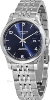 Longines Record L2.321.4.96.6 30mm Stainless steel Blue