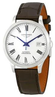 Longines Record L2.820.4.11.2 Stainless steel White