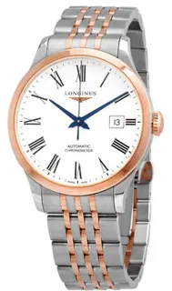 Longines Record L28215117 Stainless steel White