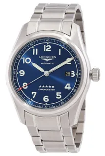 Longines Spirit L3.811.4.93.6 Stainless steel Blue