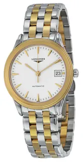 Longines Flagship L4.774.3.22.7 Stainless steel White