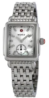 Michele Deco 16 MWW06V000002 Stainless steel White