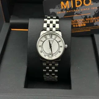 Mido Baroncelli II M007.207.11.038.00 33mm Stainless steel