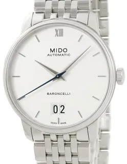 Mido Baroncelli M027.426.11.018.00 40mm Stainless steel White