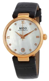 Mido Baroncelli M022.207.36.116.10 Rose gold and Stainless steel and PVD White