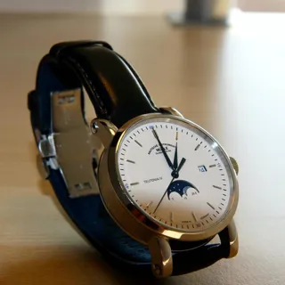 Mühle Glashütte M1-44-05-LB 41mm Stainless steel White