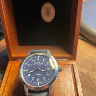 Mühle Glashütte MI-26-10 37.5mm Stainless steel Blue