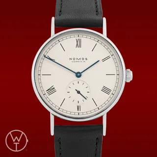 NOMOS Ludwig 35mm steel$sapphire crystal Silver