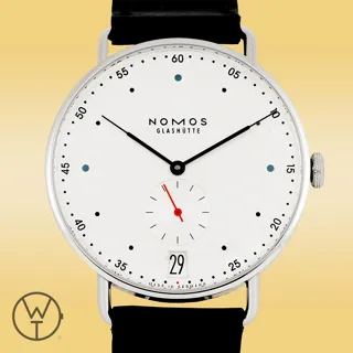 NOMOS Metro 1102 38mm steel$sapphire crystal