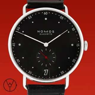 NOMOS Metro 1103 38mm steel$sapphire crystal urban grey