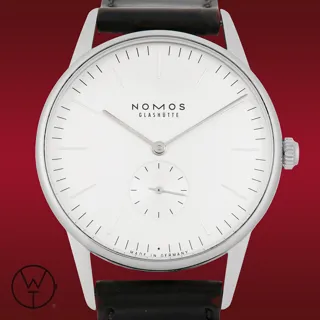 NOMOS Orion 386 38mm Stainless steel White