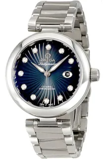 Omega De Ville Ladymatic 425.30.34.20.56.001 Stainless steel Blue