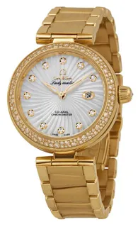 Omega De Ville Ladymatic 425.65.34.20.55.002 Yellow gold White