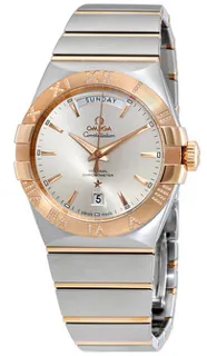 Omega Constellation 123.25.38.22.02.001 Stainless steel and Red gold Silver