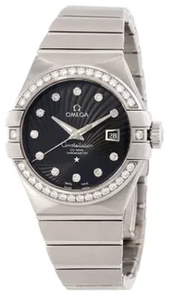 Omega Constellation 123.55.31.20.51.001 White gold Black