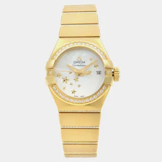 Omega Constellation 18k yellow gold Mop