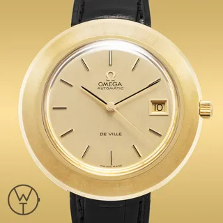 Omega De Ville 166.0094 40mm yellow-gold$acrylic glass Silver