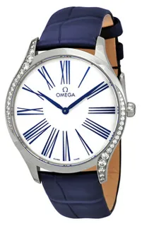 Omega De Ville 428.18.39.60.04.001 Stainless steel White