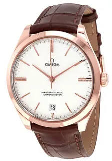 Omega De Ville 432.53.40.21.02.002 Rose gold Silver