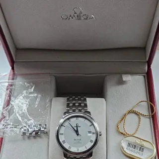 Omega De Ville 4574.31.00 36.5mm Stainless steel White