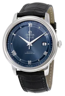 Omega De Ville Prestige 424.13.40.20.03.002 Stainless steel Blue