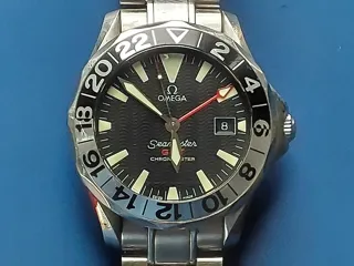 Omega Seamaster GMT Chronometer Stainless steel Black