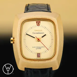 Omega Electroquartz 18k yellow gold