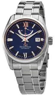 Orient Star RE-AU0005L00B Stainless steel Blue (Open Heart)