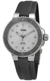 Oris Aquis Date 01 733 7731 4191-07 5 18 45FC Stainless steel and Tungsten White