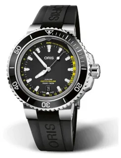 Oris Aquis Depth Gauge 01 733 7755 4154-Set RS Stainless steel Black