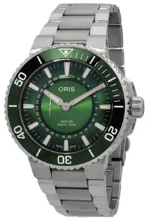 Oris Limited Edition 01 743 7734 4187-Set Stainless steel Green